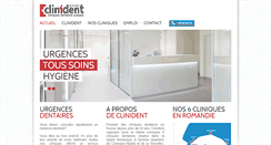 Desktop Screenshot of clinique-dentaire.ch